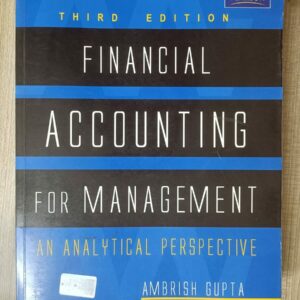 Second hand book Financial Accounting for Management