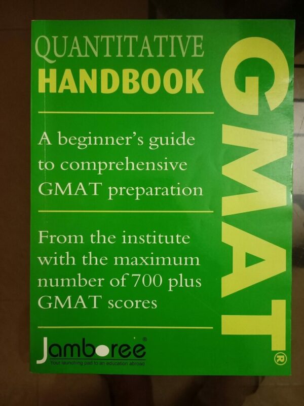 Second hand book Quantitative Handbook for GMAT