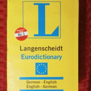 Used Book Langenscheidt's Euro Dictionary (German-English/English-German
