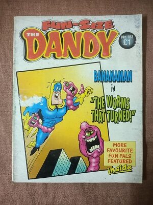 Second Hand Book Dandy - Fun Size Comics - Bananaman In The Worms That Turned