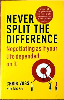 Used Book Never Split the Difference - Chris Voss