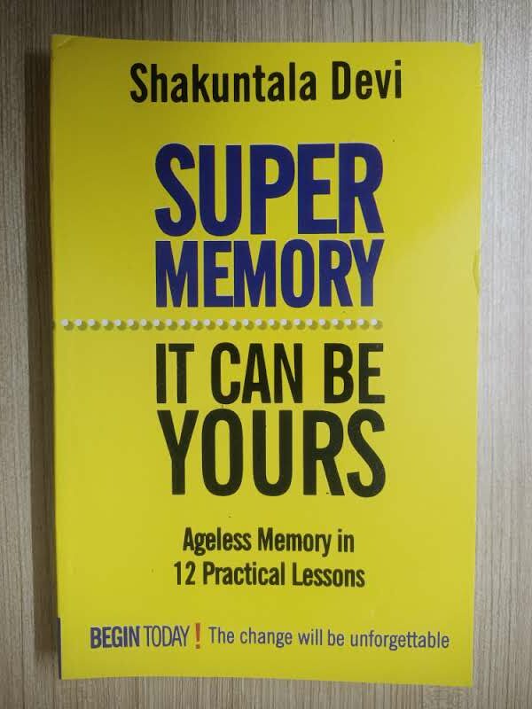 Second Hand Book Super Memory - It Can Be Yours - Shakuntala Devi