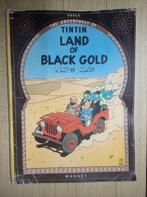 Second Hand Book Tintin - The Land of the Black Gold