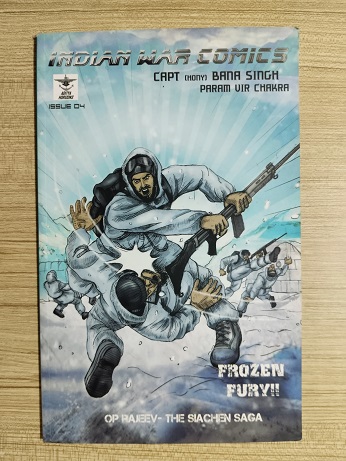 Used Book Indian War Comics - Frozen Fury - The Siachin Saga