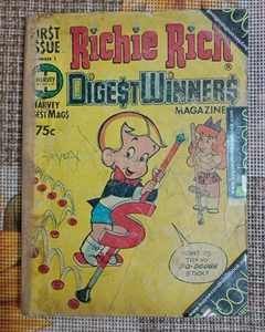 Used Book Richie Rich Digest Winnners Magazine - 1st Issue
