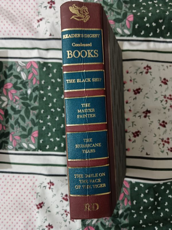 Second hand Book - Reader's Digest Condensed Books (4 in 1) - The Black Ship by Paul & Sheila Mandel - The Master Painter by Donald Braider - The Hurricane Years by Cameron Hawley - The Smile on the Face of the Tiger by Douglas Hurd & Andrew Osmond - 1969 First Edition