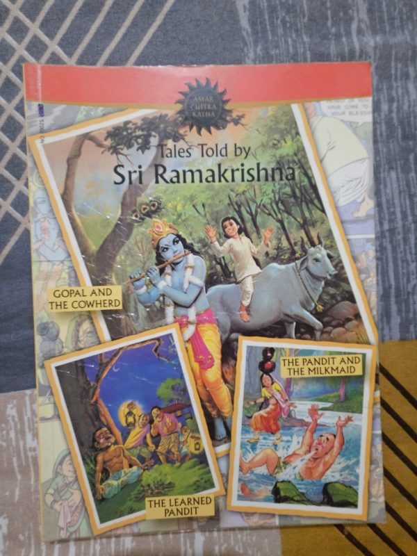 Second hand Book - Tales Told By Sri Ramakrishna (3 in 1 Comic Set) - Gopal & Cowherd - The Pandit & The Milkmaid - The learned Pandit - Amar Chitra Katha