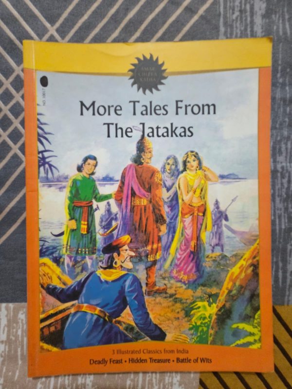 Used Book - More Tales from Jatakas (3 in 1 Comic Set) - Deadly Feast - Hidden Treasure - Battles of Wits - Amar Chitra Katha
