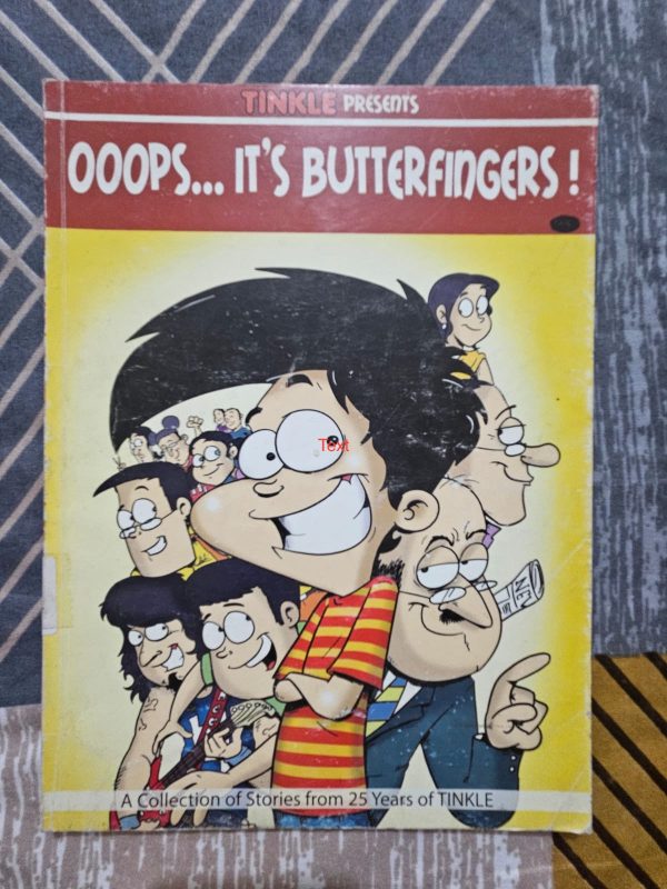 Used Book - OOOPS...IT's Butterfingers - A Collection of Stories from 25 years of Tinkle - 72 Pages