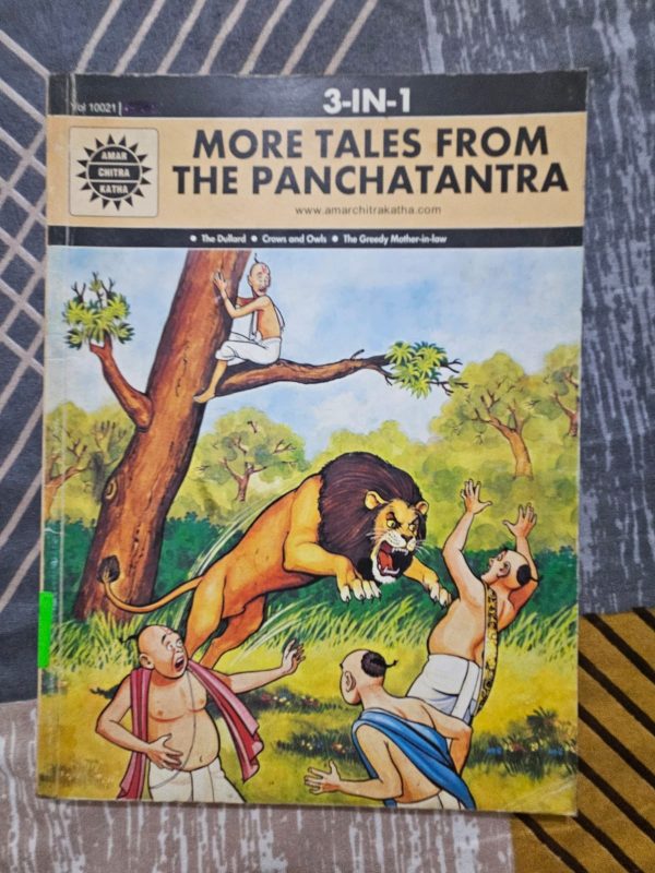 Used Book - More Tales From The Panchatantra ( 3 in 1 Comics ) - Amar Chitra Katha