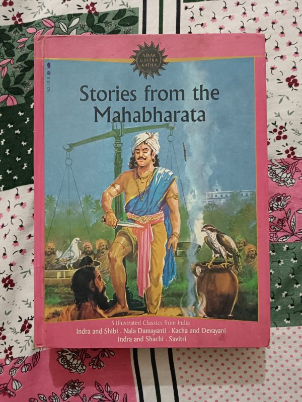 Second hand Book - Stories from the Mahabharata (5 in 1 Comic Set) - Indra and Shibi - Nala Damayanti - Kacha and Devyani - Indra and Shachi - Savitri - Amar Chitra Katha Illustrated Classics