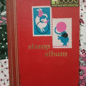 Used Book - Stamps Album - 68 Stamps (in a Small Size Hardbound stamp book having 10 double sided sheets) - Please whatsapp @ 9899242756 for the Video of stamps