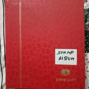 Used Book - Stamps Album - 117 Stamps (in a Big Size Hardbound stamp book having 10 double sided sheets) - Please whatsapp @ 9899242756 for the Video of stamps