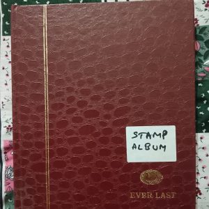 Used Book - Stamps Album - 332 Stamps (in a Big Size Hardbound stamp book having 10 double sided sheets) - Please whatsapp @ 9899242756 for the Video of stamps