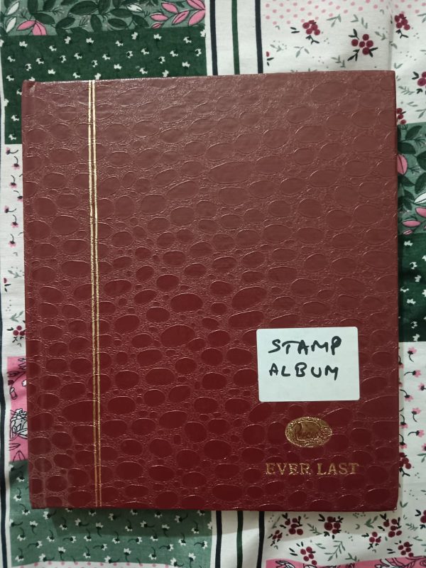 Used Book - Stamps Album - 332 Stamps (in a Big Size Hardbound stamp book having 10 double sided sheets) - Please whatsapp @ 9899242756 for the Video of stamps
