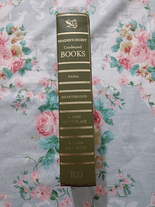 Second hand Book - Reader's Digest Condensed Books (4 in 1) - FIONA by Catherine Gaskin - HeartsBlood by Paul Martin - A Very Quite Place by Andrew Garve - A Town Like Alice by Nevile Shute