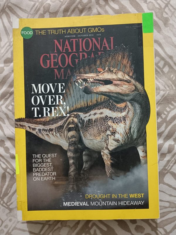 National Geographic Used Books - Move Over T.Rex - The Quest for the Biggest- Baddest Predator on Earth - Drought in the West - Medival Mountain Hideway - Food - The Truth About GMOs