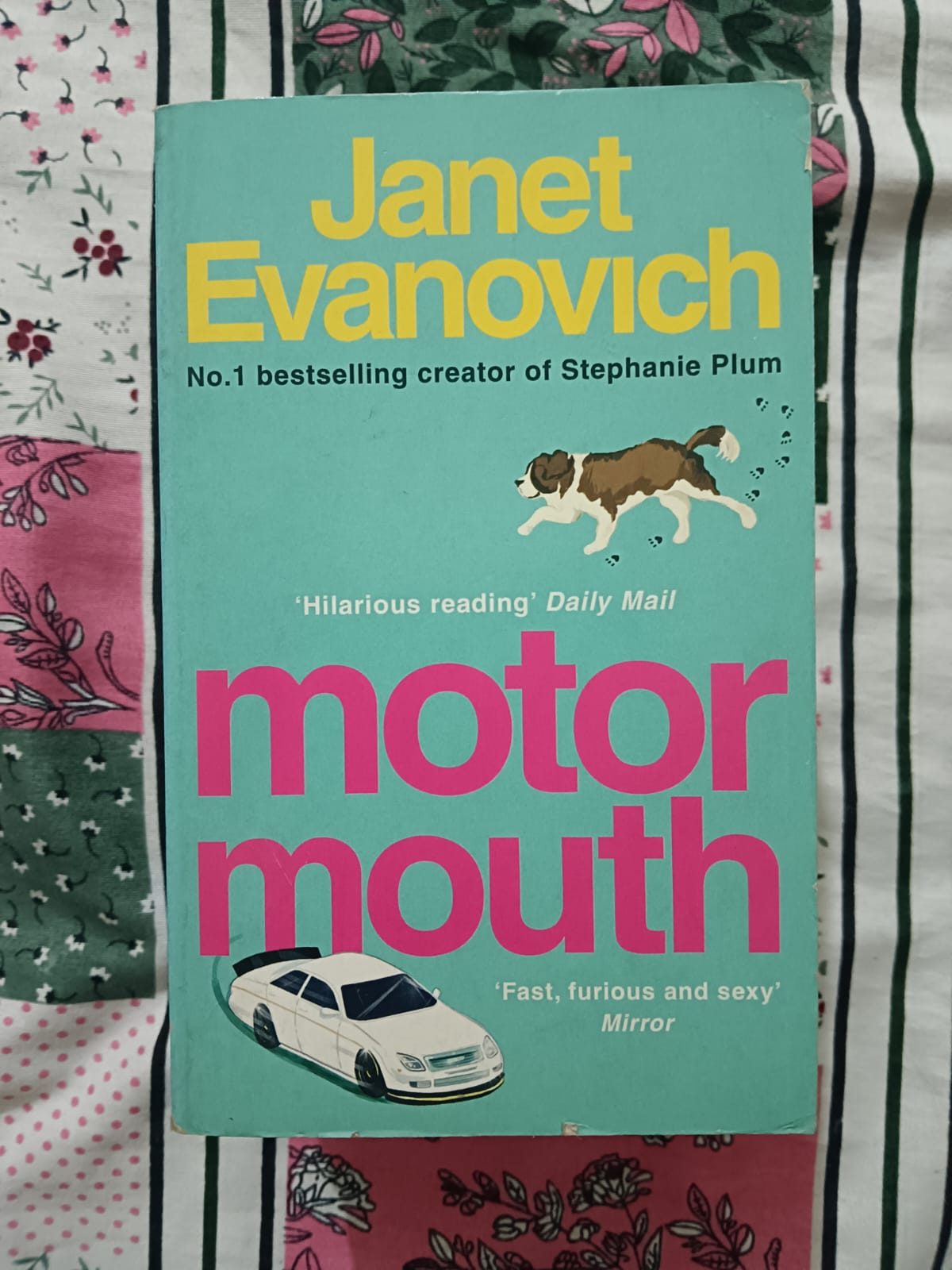 Second hand Book - Motor Mouth - Janet Evanovich - Fast, Furious and Sexy - Multi Car Pile-up of Crime, Sex, Property, Damage & Lip-Gloss