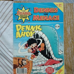 Second hand book - Dennis The Menace - Dennis Ahoy - The Beano Super Stars - Rare Vintage Comic