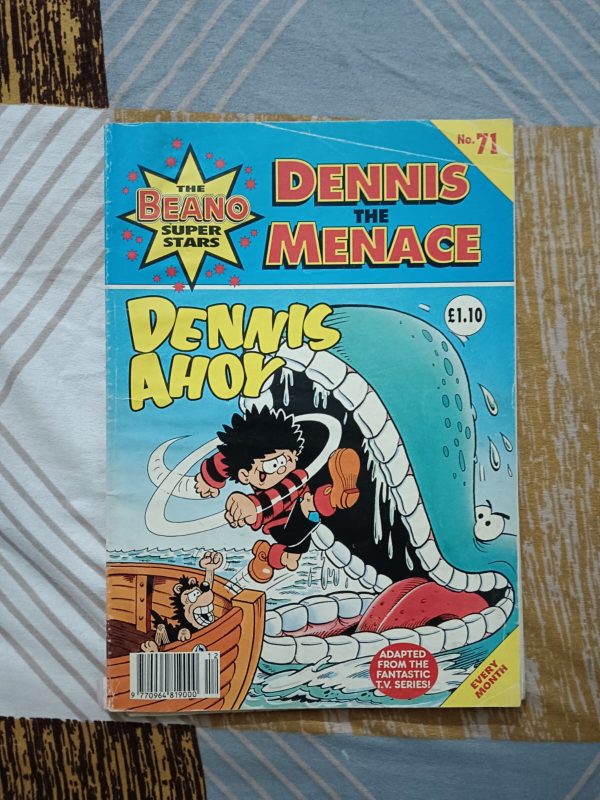 Second hand book - Dennis The Menace - Dennis Ahoy - The Beano Super Stars - Rare Vintage Comic