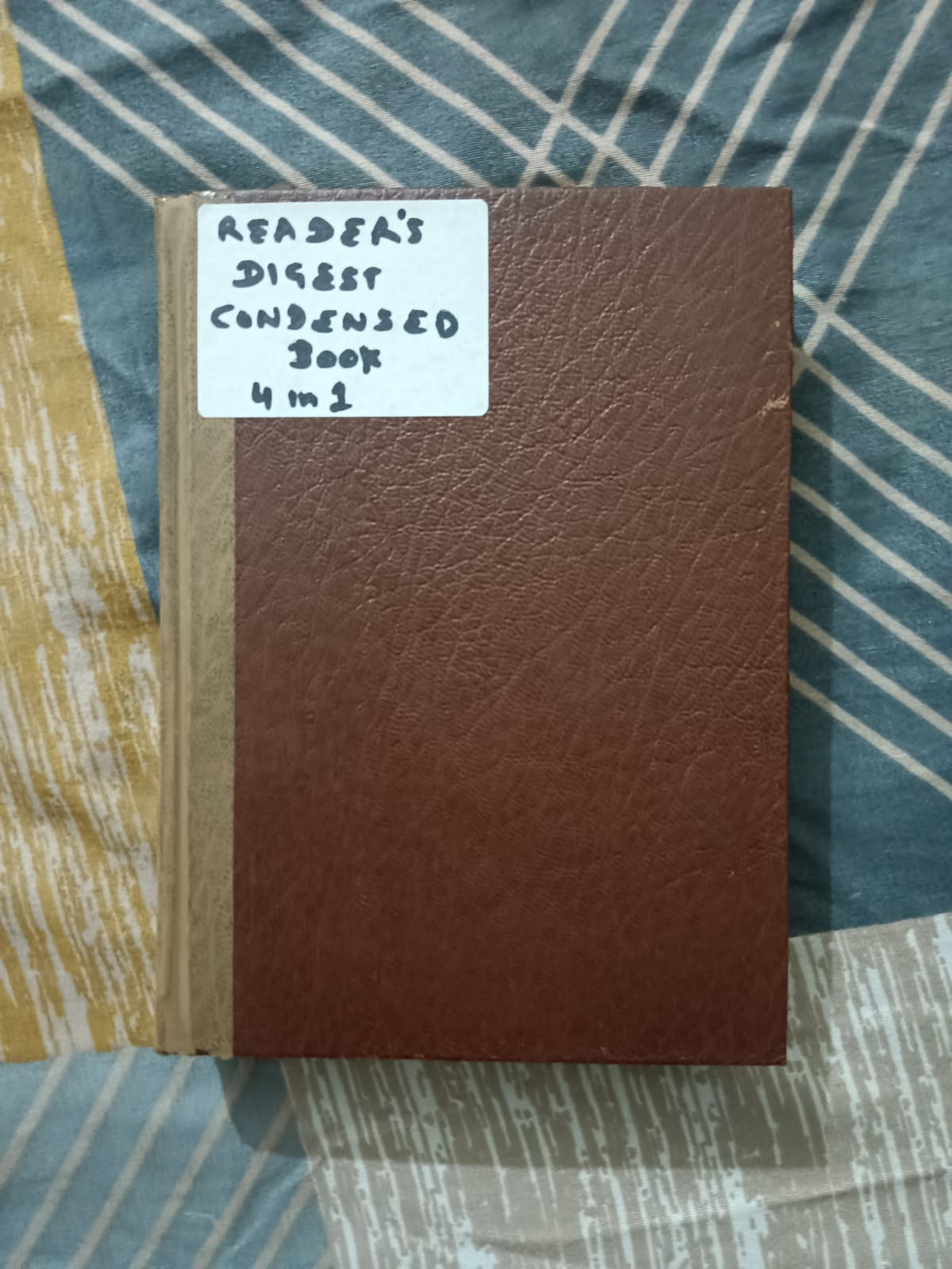 Second hand Book - Reader's Digest Condensed Book (4 in 1) - Mrs. Pollifax and the Hong Kong Buddha by Dorothy Gilman - The Cop and The Kid by Willliam Fox with Noel Hynd - The Red Fox by Anthony Hyde - The Two Farms by Mary Pearce (First Edition)