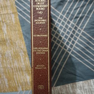 Second hand Book - Reader's Digest Condensed Book (4 in 1) - The Incredible Journey by Sheila Burnford - Ice Brothers by Sloan Wilson - Mrs. Pollifax on the China Station - Rough Diamond by Robert L. Fish (First Edition)