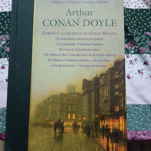Second hand Book - Collector's Library - Omnibus Editions - Complete Illustrated Sherlock Holmes - Arthur Conan Doyle - Adventures & Casebook - The Hound of the Baskervilles - The Valley of Fear - The Memoirs - The Return - His Last Bow - A Study in Scarlet - The Sign of Four - Hardbound - 855 pages