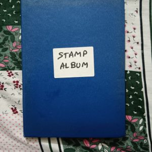 Used Book - Stamps Album - 126 Stamps (in a Medium Size Hardbound stamp book having 10 double sided sheets) - Please whatsapp @ 9899242756 for the Video of stamps