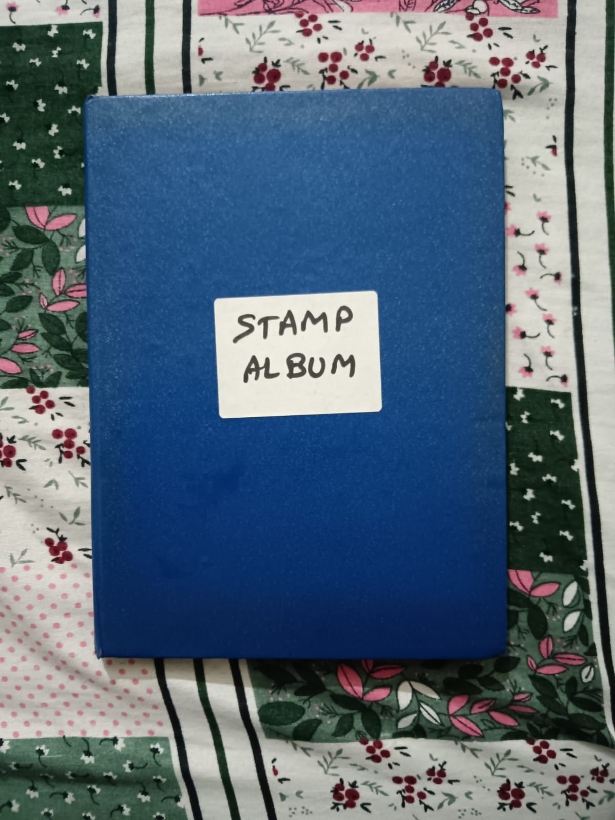 Used Book - Stamps Album - 126 Stamps (in a Medium Size Hardbound stamp book having 10 double sided sheets) - Please whatsapp @ 9899242756 for the Video of stamps