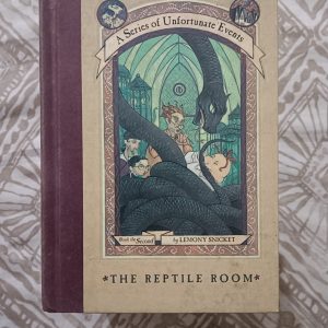 Used Book - A Series of Unfortunate Events - The Reptile Room - Lemony Snicket - Illustrations by Brett Helquist - Harper Collins