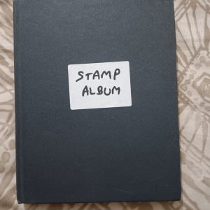 Used Book - Stamps Album - 254 Stamps (in a Medium Size Hardbound stamp book having 10 double sided sheets) - Please whatsapp @ 9899242756 for the Video of stamps