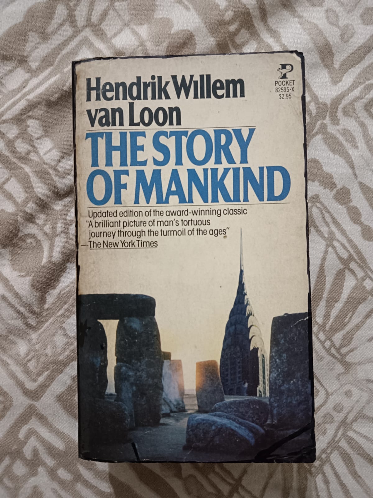 Second Hand Book - Hendrick Willem Van Loon - The Story of Mankind - A Brilliant Picture of Man's Tortuous Journey