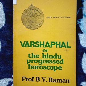 Used Book - Varshaphal or The Hindu Progressed horoscope - B.V. Raman - IBHP Astrology Series - Old Edition