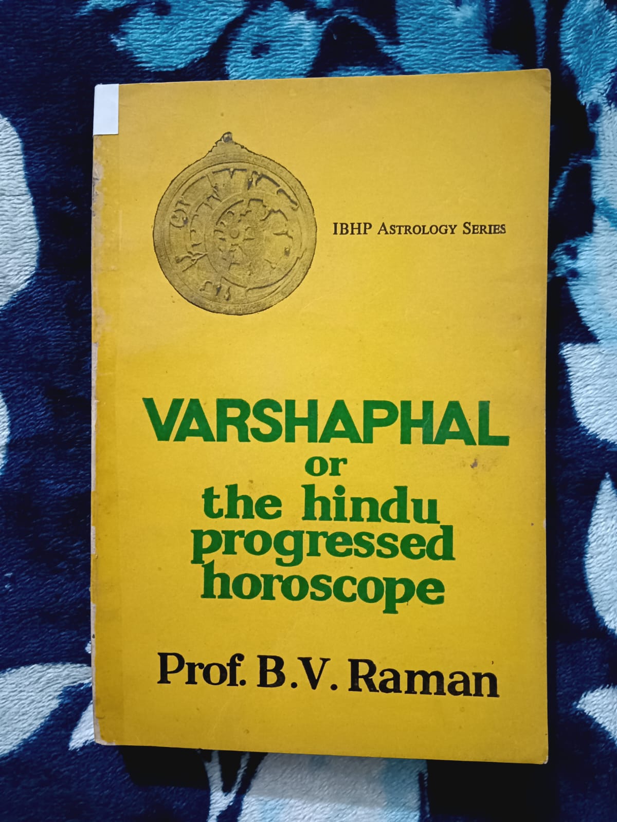 Used Book - Varshaphal or The Hindu Progressed horoscope - B.V. Raman - IBHP Astrology Series - Old Edition