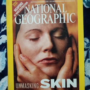 Second Hand Book - National Geographic - Unmasking Skin - Weapons of Mass Destruction Spreading Scourge - Holy Mola The Colossal Sunfish - Magacities The Coming Urban World - Gelada Monkeys Where Queens Are King - Zip USA 68010 Boys Town NE