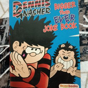 Second hand book - Dennis The Menace And Gnasher - Bigger Than Ever Joke Book - A Beano Special Vintage Comic Book - Geddes & Grosset