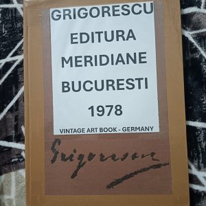 Used Book - Grigorescue - Editura Meridiane - Bucuresti - German Vintage Art Book - 1978