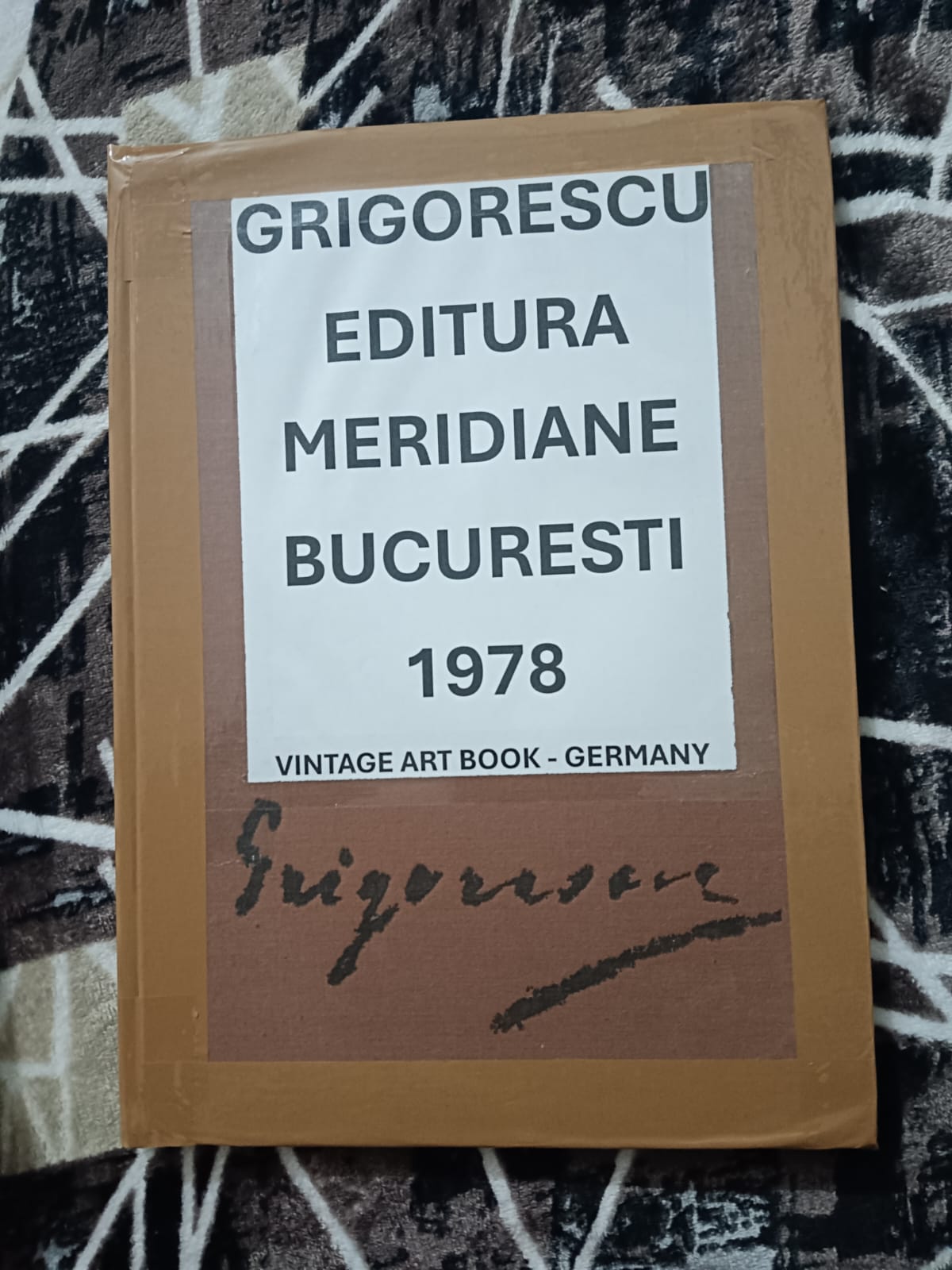 Used Book - Grigorescue - Editura Meridiane - Bucuresti - German Vintage Art Book - 1978