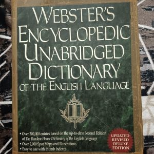 Used Book - Webster's Encyclopedic Unabridged Dictionary of the English Language - Gramercy Books - 2230 Pages - with Spot Maps and Illustrations and Thumb Indexes - Library Edition