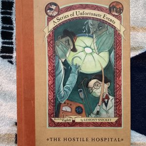 Used Book - A Series of Unfortunate Events - The Hostile Hospital - Lemony Snicket - Illustrations by Brett Helquist - Harper Collins