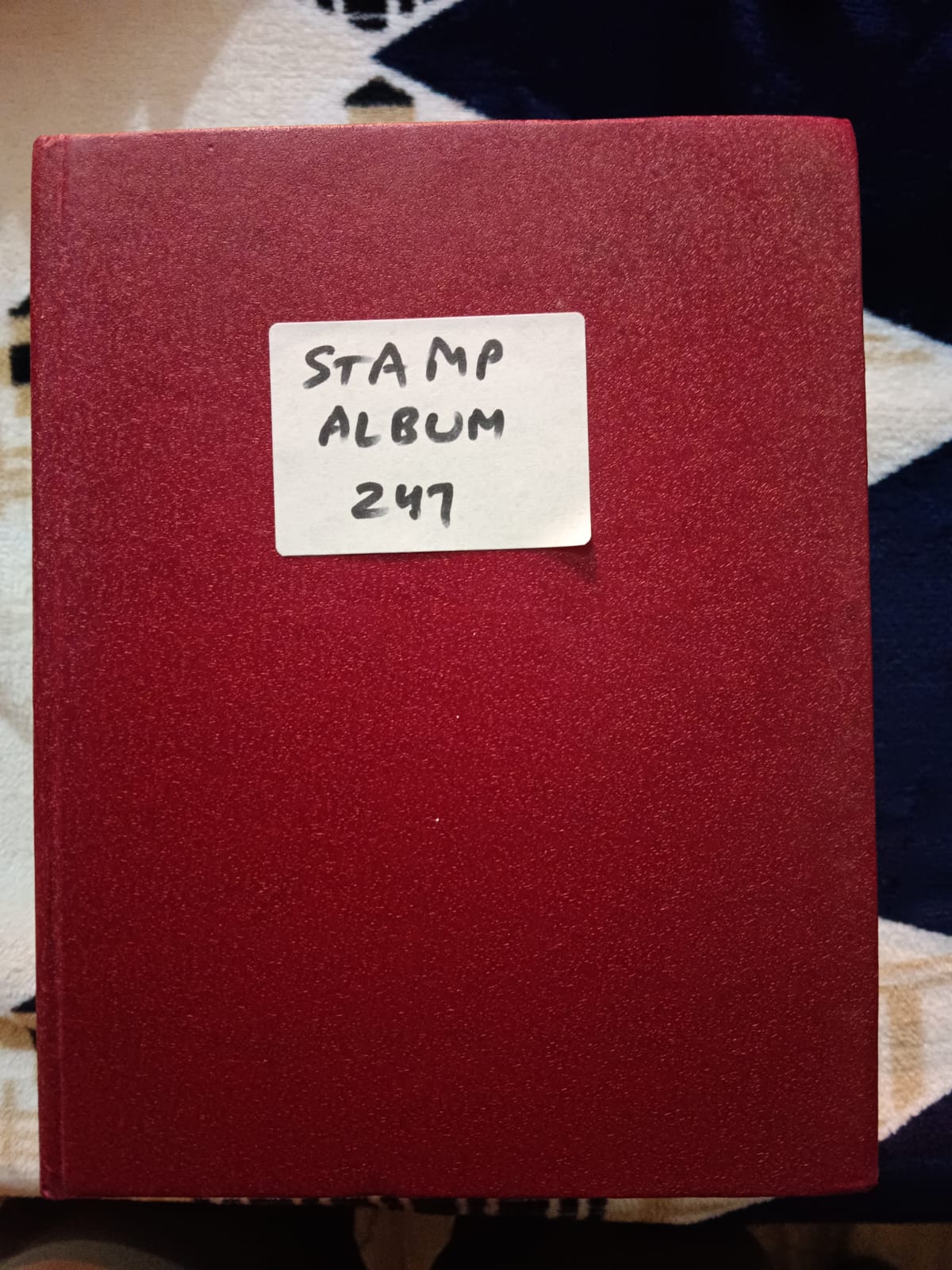 Used Book - Stamps Album - 247 Stamps (in a Medium Size Hardbound stamp book having 10 double sided sheets) - Please whatsapp @ 9899242756 for the Video of stamps