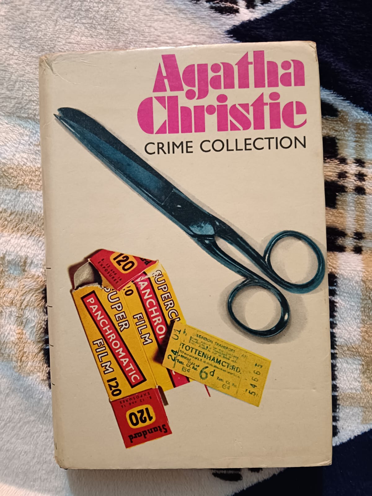 Used Book - Agatha Christie - Crime Collection - 3 in 1 Collected Works Complete In One Volume - Hardbound - Partners in Crime - At Bertram's Hotel - The Hound of Death - Paul Hamlyn