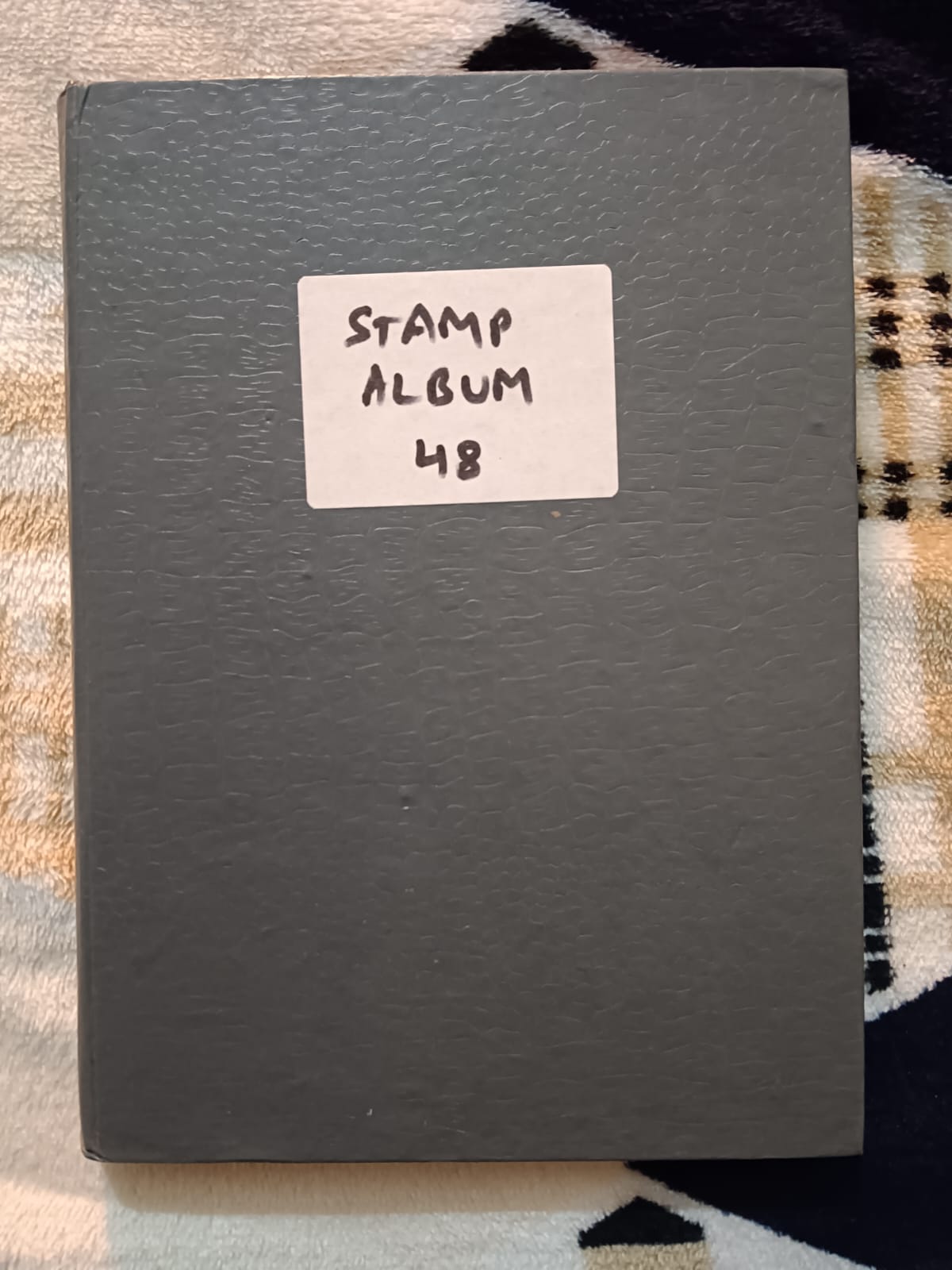 Used Book - Stamps Album - 48 Stamps (in a Medium Size Hardbound stamp book having 10 double sided sheets) - Please whatsapp @ 9899242756 for the Video of stamps