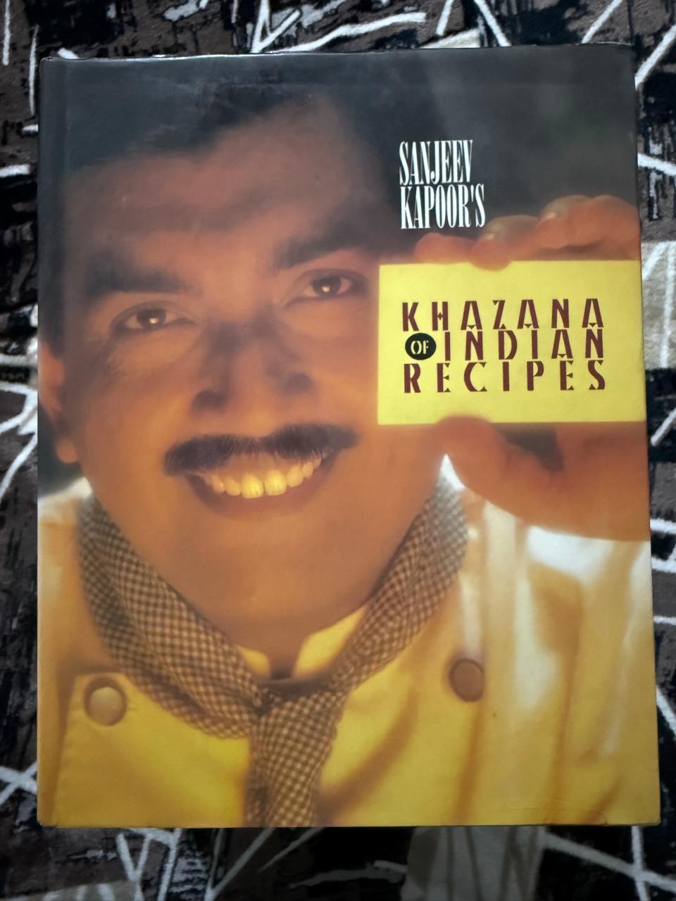 Used Book - Sanjeev Kapoor - Khazana of Indian Receipes - Soups and Salads - Snacks - Chicken - Gosht - Fish and Seafood - Vegetables - Rice and Rotis - Sweets