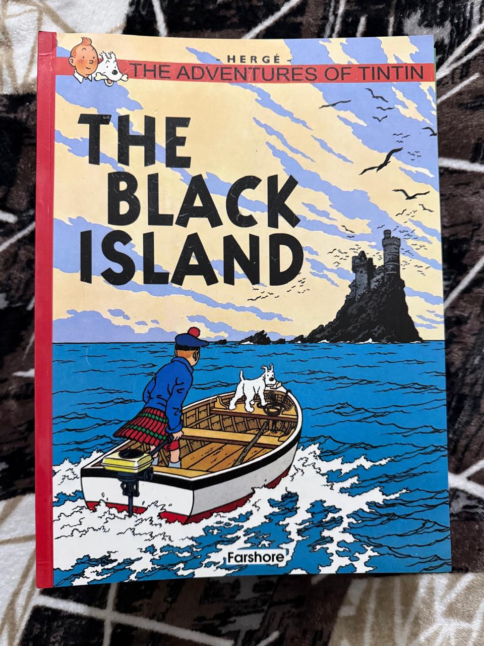 Second Hand Book - The Adventure of Tintin - The Black Island - Herge - Farshore
