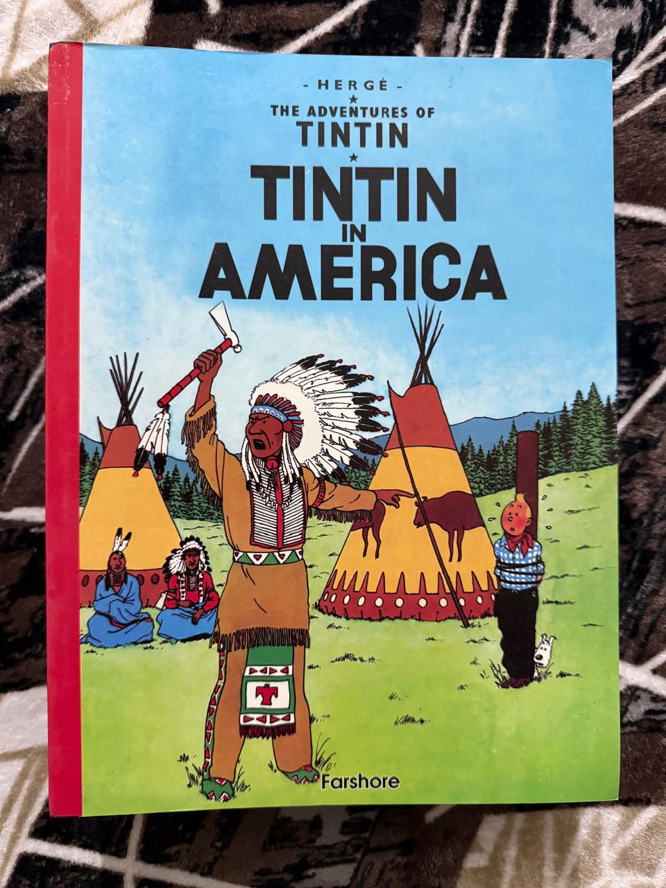 Second Hand Book - The Adventure of Tintin - Tintin In America - Herge - Farshore