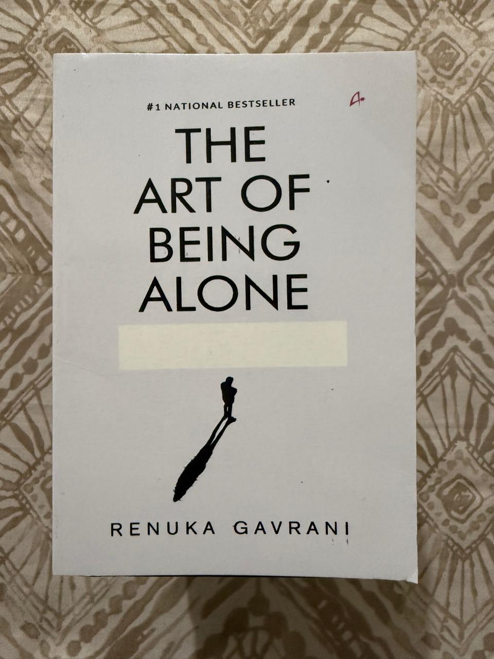 Used Book - The Art of Being Alone - Renuka Gavrani - Learn to Belong To Yourself