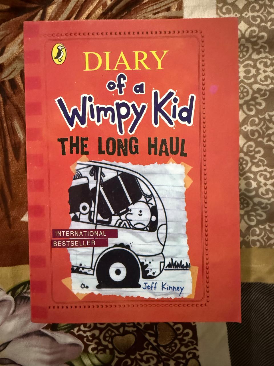 Used Book Diary of a Wimpy Kid - The Long Haul - Jeff Kinney - A Novel In Cartoon