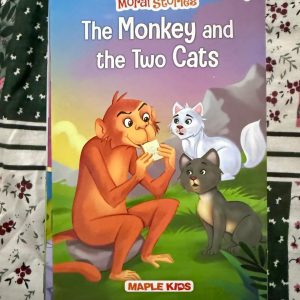 Used Book - Moral Stories - The Monkey And Two Cats - Maple Kids - Moral Stories: The Monkey and the Two Cats by Maple Kids is a brilliant, beautifully illustrated introduction to a timeless lesson. Perfectly tailored for young readers, its vibrant pages and engaging storytelling masterfully teach the perils of quarreling and greed, making this a delightful, impactful addition to early childhood libraries.