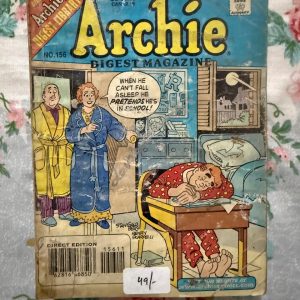 Second hand Book - Archie Digest Magazine - Archie Digest Magazine is the ultimate pocket-sized escape into the timeless world of Riverdale. Brimming with iconic high school drama, wholesome teenage mishaps, and the legendary love triangle, it perfectly captures classic American humor. It is a brilliant, feel-good treasury that delivers effortless nostalgia and pure entertainment on every single page.
